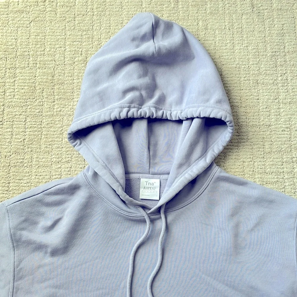 TNA AiryAF lavender cropped hoodie - Picture 2 of 6
